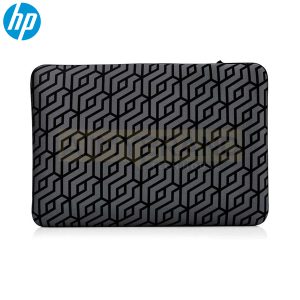 HP 14 Inch Reversible Neoprene Sleeve for Laptop Chroma CMF Geo Color (Gray/Black)