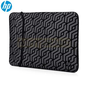 HP 14 Inch Reversible Neoprene Sleeve for Laptop Chroma CMF Geo Color (Gray/Black)